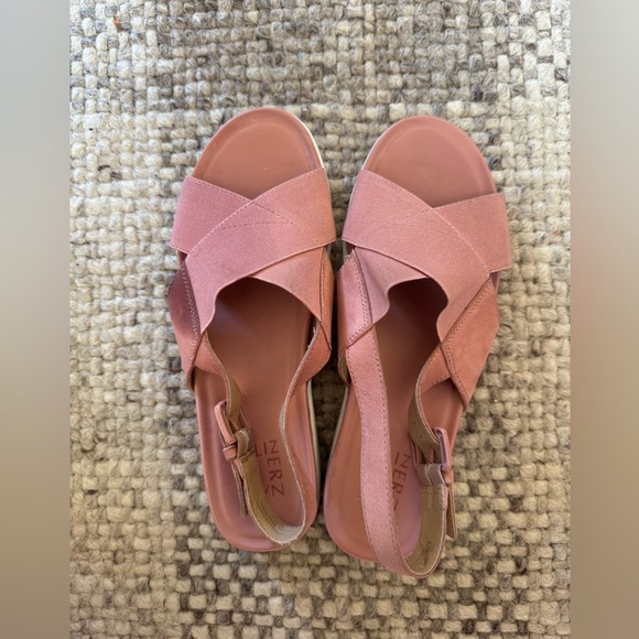 Naturalized Pink Leather Sandals - Picture 2 of 5